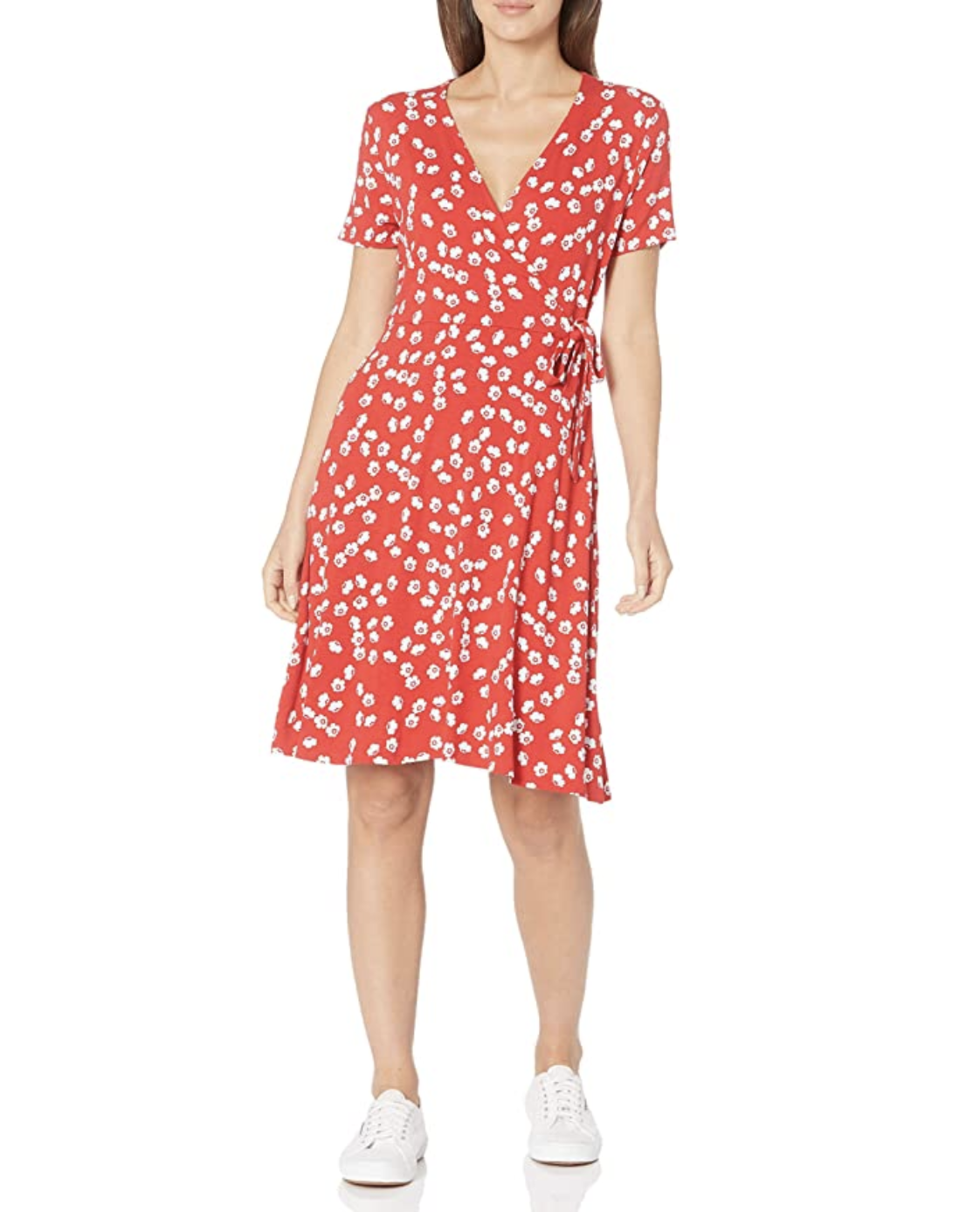 Amazon Essentials Simple Wrap Dress Is a Must-Have for Spring
